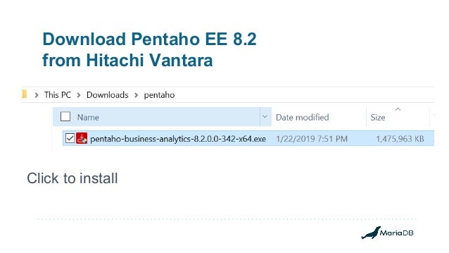 TÉLÉCHARGER PENTAHO WINDOWS PENTAHO WINDOWS TÉLÉCHARGER